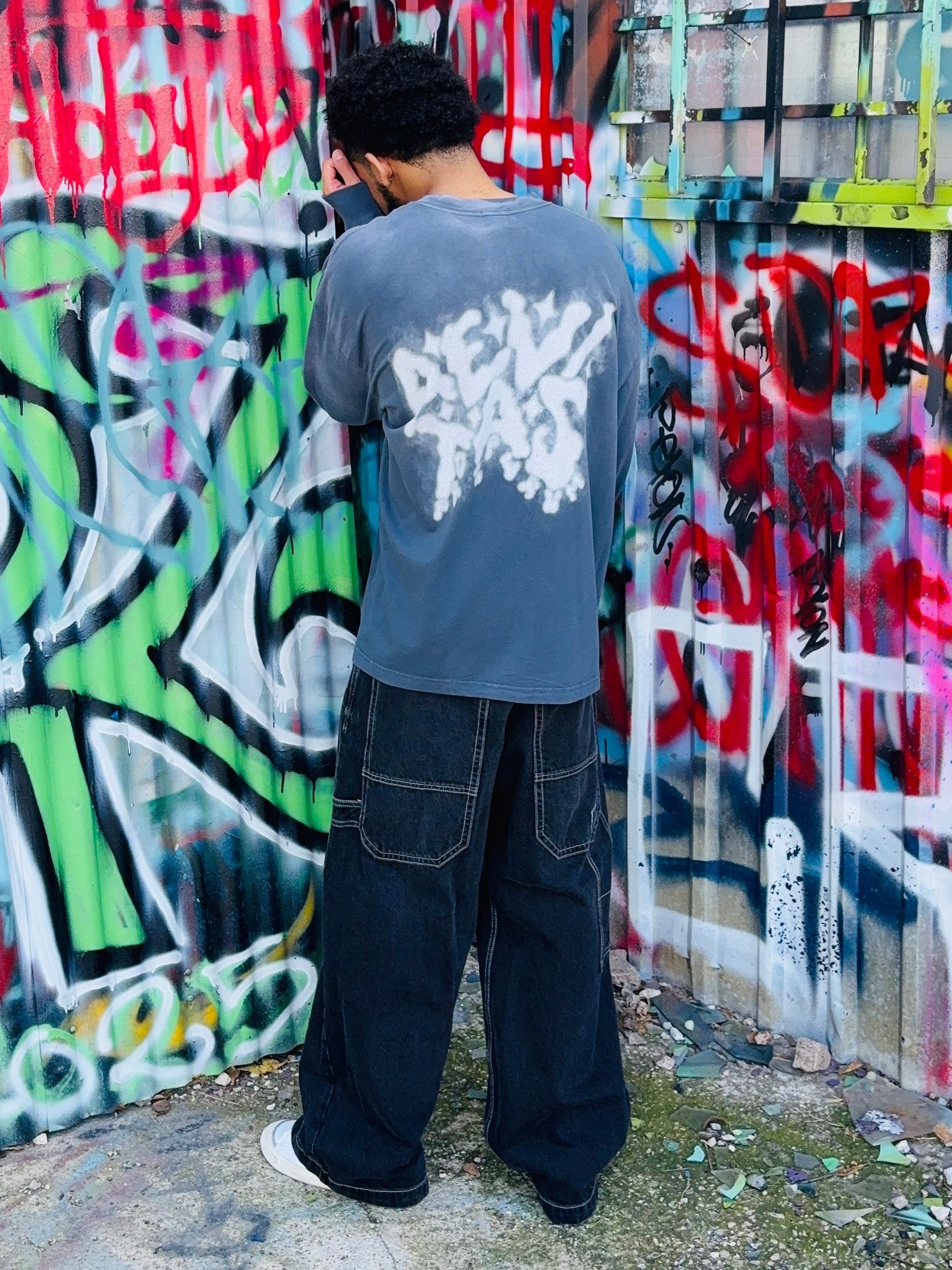 'Hazy' Mist Gradient Long Sleeve