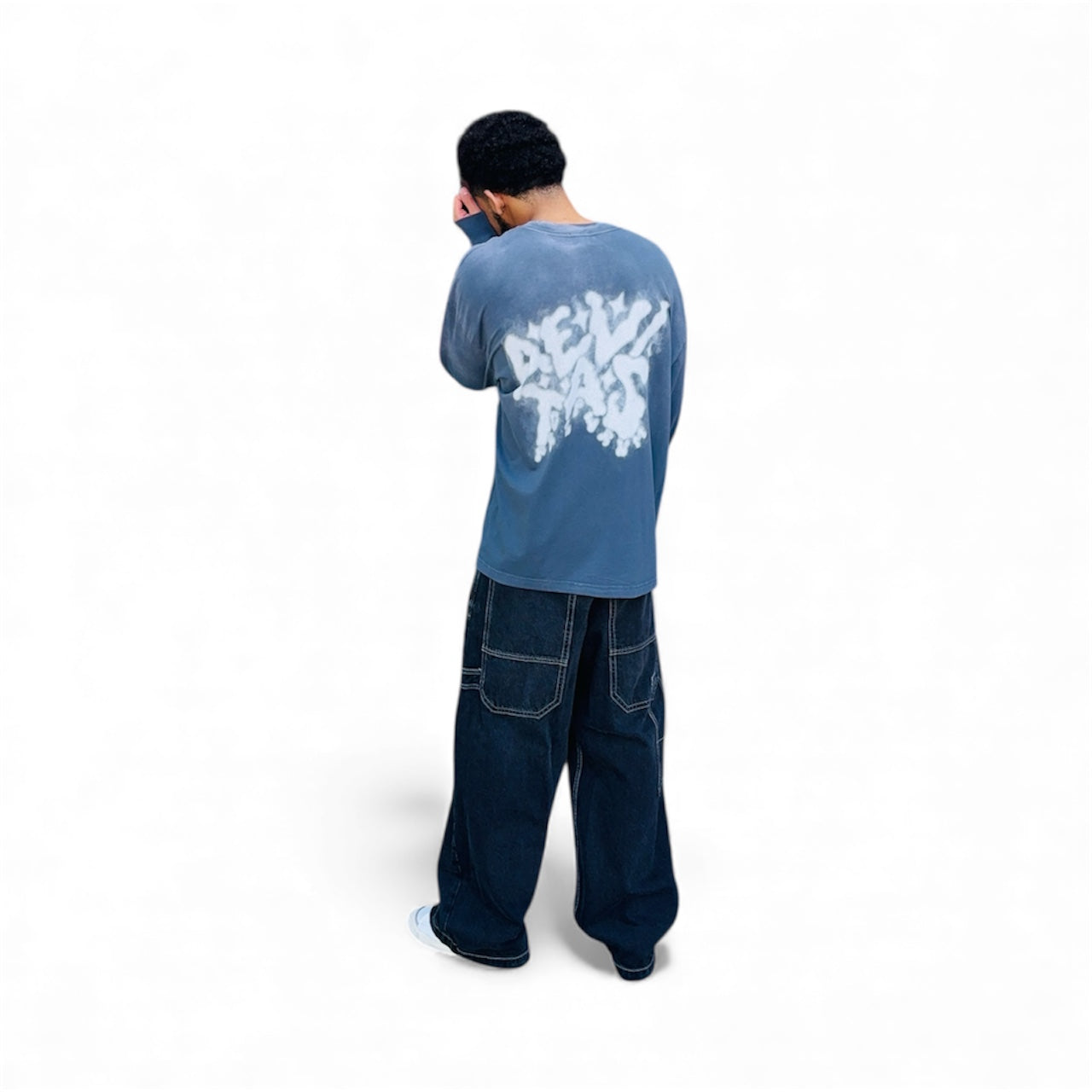'Hazy' Mist Gradient Long Sleeve