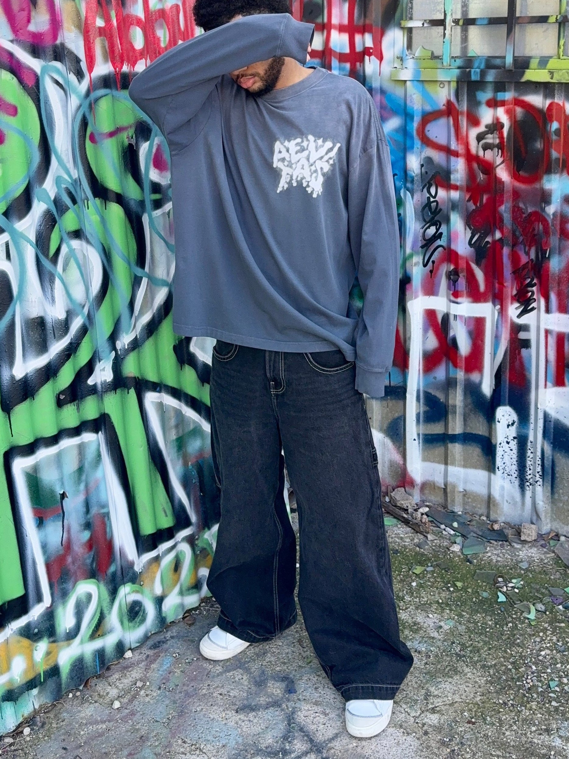 'Hazy' Mist Gradient Long Sleeve